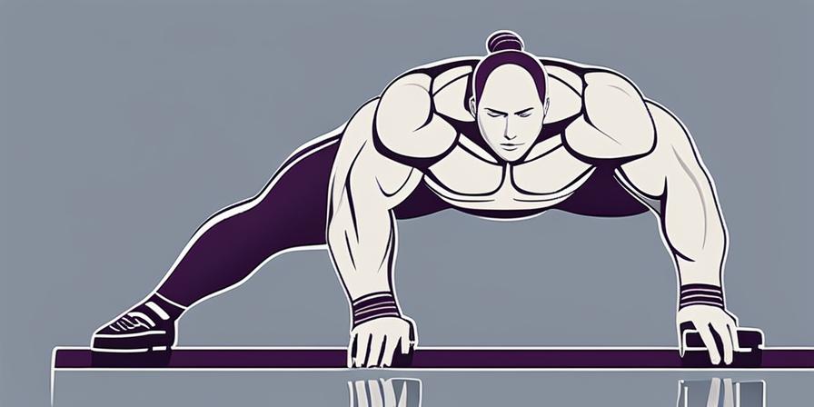 Persona transformando su cuerpo con la rutina de ejercicios de la figura doble 8 en el gimnasio