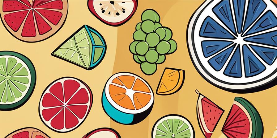 Variedad de alimentos saludables y coloridos