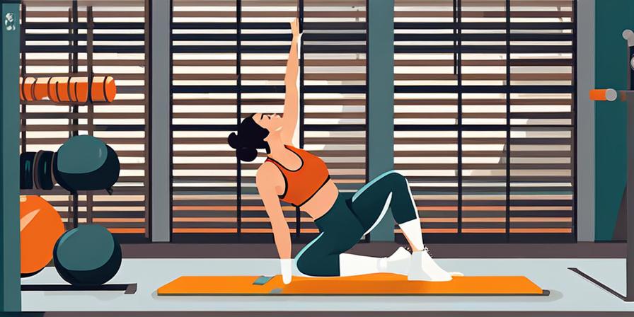 Persona haciendo ejercicios de estiramiento para fortalecer glúteos y prevenir lesiones del piramidal