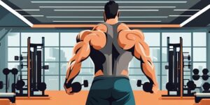Hombre levantando pesas para fortalecer piernas y glúteos en el gimnasio