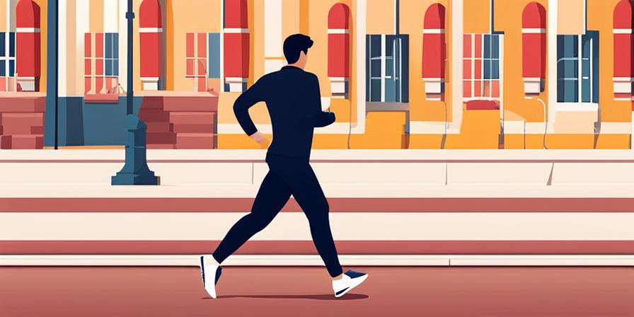 Persona corriendo en una cinta de correr